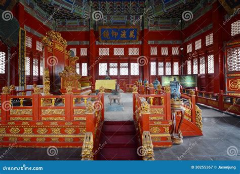 ancient chinese palace interior.